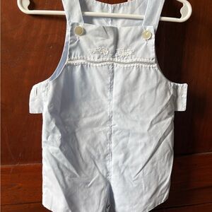 Light Blue Baby Overalls Romper